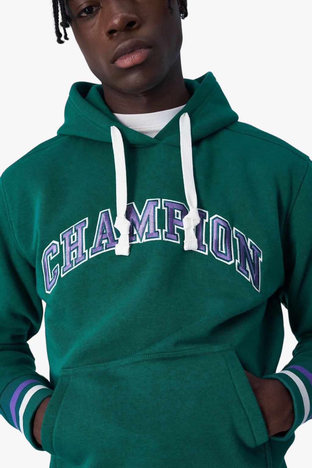 Felpa champion store verde militare