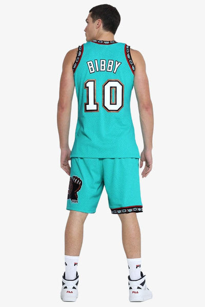 mitchell&ness Shorts Swingman Vancouver Grizzlies Verde Uomo, foto 2