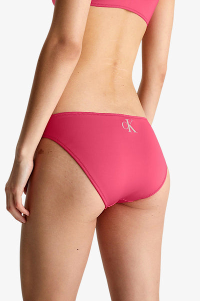calvin klein swimwear Slip Costume Logo CK Monogram Rosa Donna, foto 3