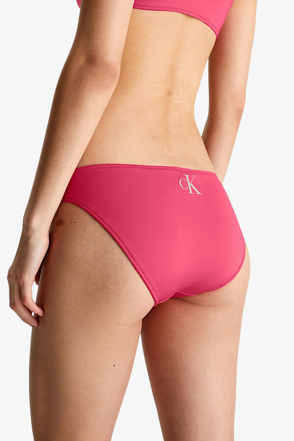 calvin klein swimwear Slip Costume Logo CK Monogram Rosa Donna, foto 3